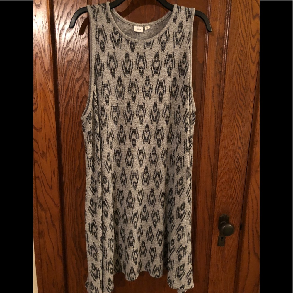 Easy “snit” dress with great pattern!